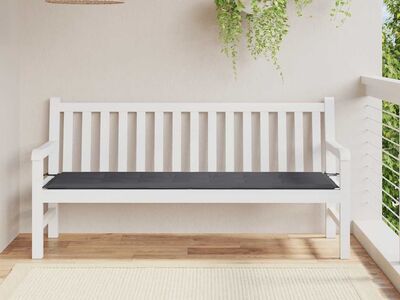 vidaXL aiapingi istmepadi, antratsiit, 180x50x3 cm, oxford-kangas