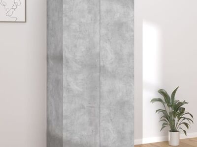 vidaXL garderoob betoonhall 90 x 52 x 200 cm tehispuit