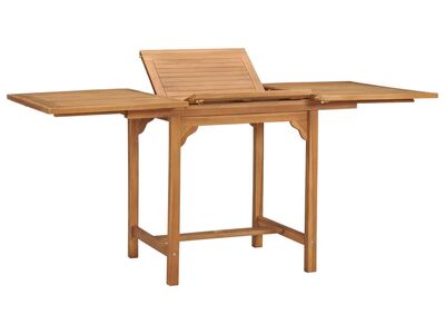 vidaXL pikendatav aialaud (110–160) x 80 x 75 cm, tiikpuu