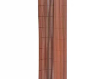 vidaXL kahepoolne piirdeaed 110 x 300 cm, pruun
