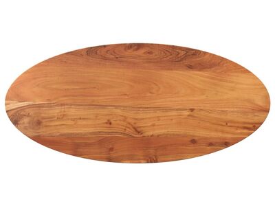 vidaXL lauaplaat, 110 x 50 x 2,5 cm, ovaalne, akaatsiapuit