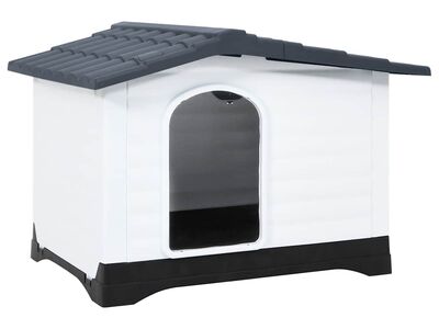 vidaXL koerakuut hall 90,5 x 68 x 66 cm polüpropüleenist