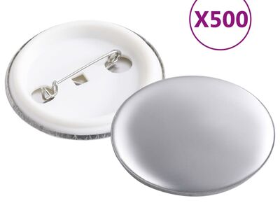 vidaXL rinnamärgi tagused, 500 tk, 37 mm