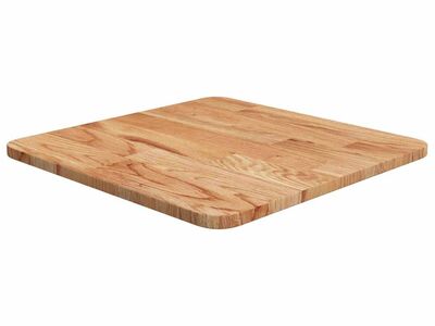 vidaXL kandiline lauaplaat, helepruun, 40x40x1,5 cm, töödeldud tamm