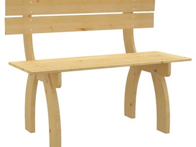 vidaXL aiapink, 150 cm, immutatud männipuit