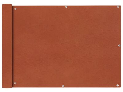 vidaXL rõdusirm oxfordkangast, 75 x 400 cm, terrakota