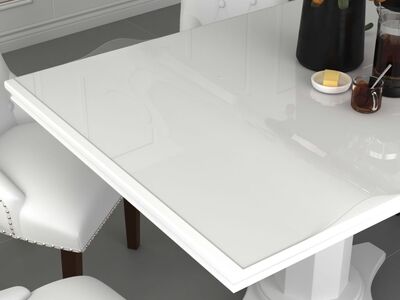 vidaXL lauakaitse, läbipaistev, 160 x 90 cm, 1,6 mm, PVC