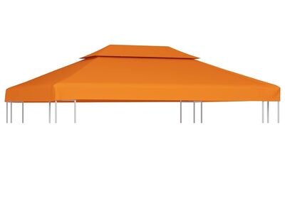 vidaXL varikatuse asenduskate 310 g / m², oranž, 3 x 4 m