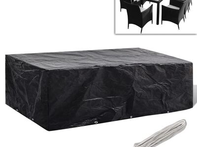 vidaXL aiamööbli kate 8 kinnitusavaga 300 x 140 x 90 cm