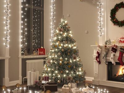 vidaXL LED-valgusriba, 400 LEDi, külm valge, 13 m, PVC