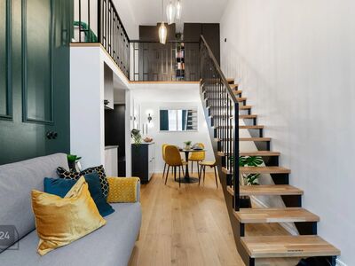 Loft-tüüpi korter läbi kahe korruse!