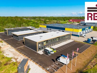 Tartu mnt-le nähtav: 137 m² ladu ja 140 m² büroo/esinduspind.