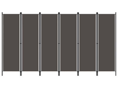 vidaXL 6 paneeliga ruumijagaja, antratsiithall, 300 x 180 cm