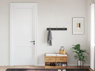 vidaXL vaip, pestav, 80 x 300 cm, antratsiit