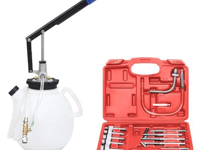 vidaXL käigukasti vedeliku täitja tööriistakomplektiga, 7,5 l