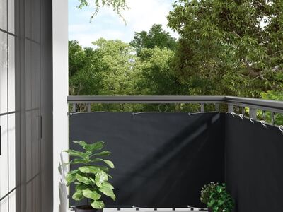 vidaXL rõdusirm, antratsiithall, 90 x 300 cm, oxford-kangas