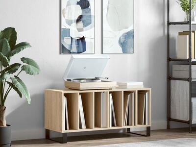 vidaXL plaadikapp, Sonoma tamm, 100 x 38 x 48 cm, tehispuit