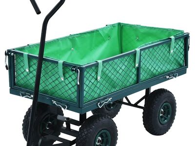 vidaXL aia käsikäru roheline 250 kg