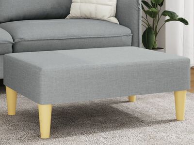 vidaXL jalapink, helehall , 77x55x31 cm, samet