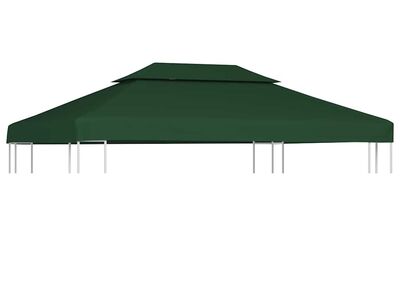 vidaXL varikatuse asenduskate 310 g / m², roheline, 3 x 4 m