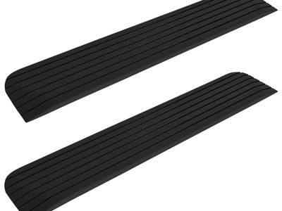 vidaXL lävepaku sillad 2 tk, 110x21x2.5 cm, kumm