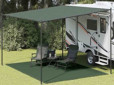 vidaXL telgimatt 300 x 400 cm, HDPE, roheline