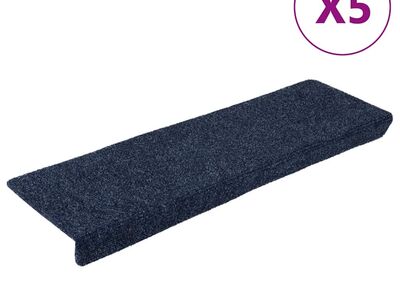 vidaXL trepimatid, isekleepuvad, 5 tk, 65 x 21 x 4 cm, antratsiithall, ristkülikukujuline serv