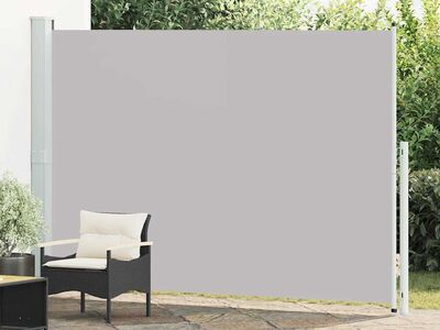 vidaXL lahtitõmmatav terrassi külgsein, 200 x 300 cm, hall