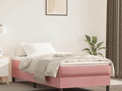 vidaXL vedrumadrats, keskmine, roosa, 100x200x20 cm, samet