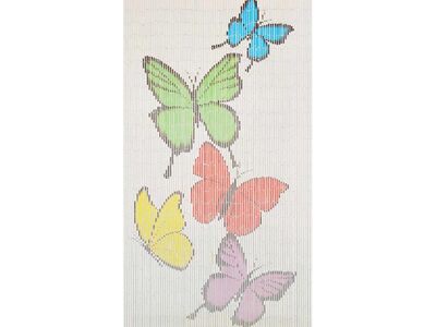 vidaXL uksekardin, bambus 90 x 200 cm