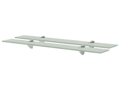 vidaXL seinariiulid 2 tk klaasist 70 x 10 cm 8 mm