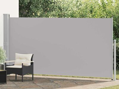 vidaXL lahtitõmmatav külgsein 160 x 514 cm hall