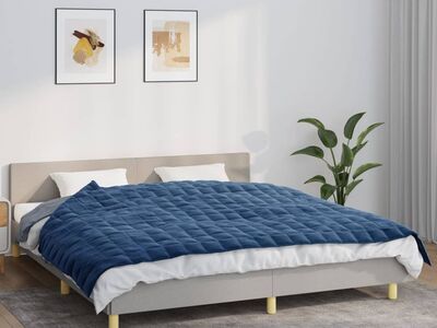 vidaXL raskustekk sinine 155x220 cm 7 kg kangas