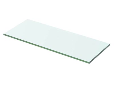 vidaXLi klaasist riiuliplaat 50 x 15 cm läbipaistev