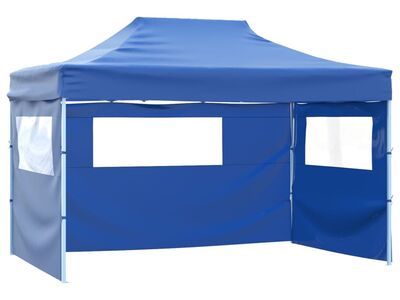 vidaXL kokkupandav telk 3 seinaga, 3 x 4,5 m, sinine
