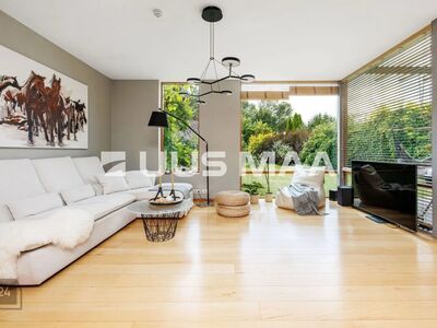 Avar planeering, privaatne aed, suur terrass, saun