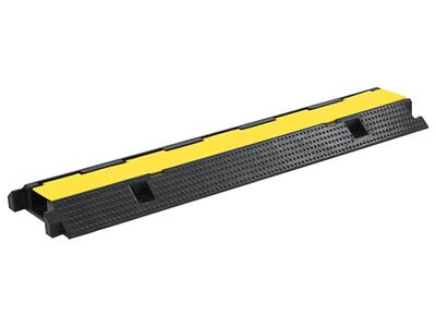 vidaXL kaablikaitse 1 kanaliga, kummist, 100 cm