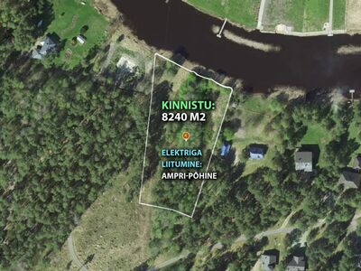 Avar kinnistu vahetult Audru jõe ääres!