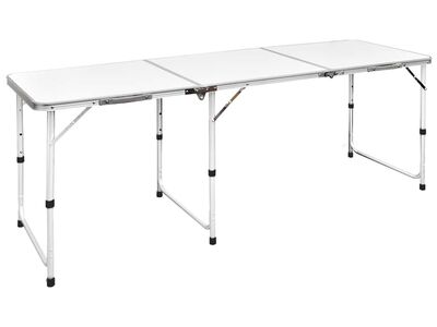 Kokkupandav matkalaud 180 x 60 cm reguleeritava kõrgusega