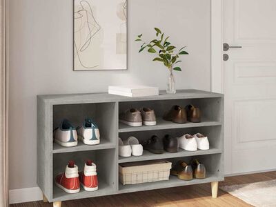 vidaXL kingakapp, betoonhall, 102 x 36 x 60 cm, tehispuit