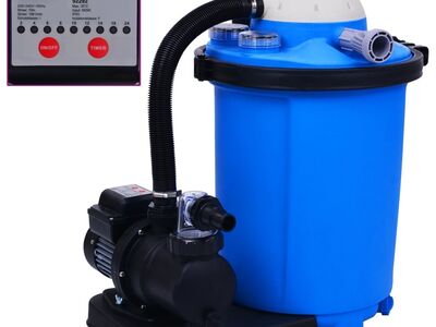 vidaXL liiva filterpump taimeriga 550 W 50 l