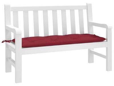 vidaXL aiapingi istmepadi, veinipunane, 120x50x7 cm, oxford-kangas