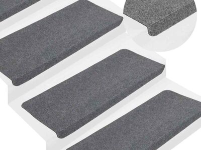 vidaXL isekleepuv trepivaip, 15 tk, 65x24,5x3,5 cm, hall