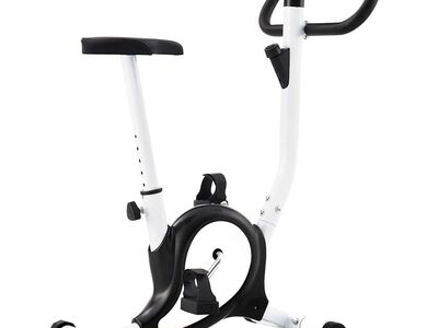 vidaXL veloergomeeter, rihmaga vastupanu, must