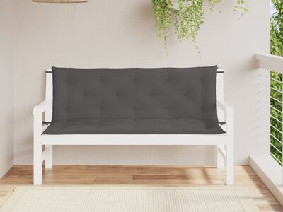 vidaXL aiapingi istmepadjad 2tk, antratsiit, 150x50x7cm, oxford-kangas