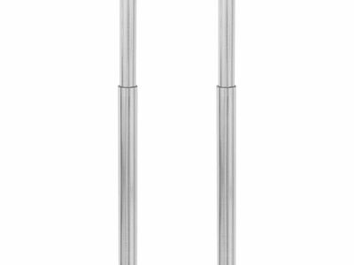 2 teleskoop-lauajalga, roostevaba teras, 710-1100 mm