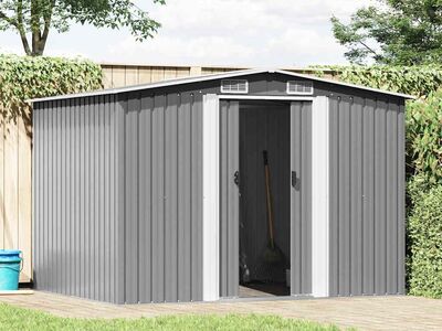 vidaXL aiakuur metallist 257 x 205 x 178 cm, hall