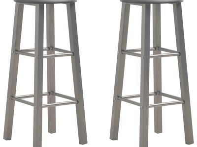 vidaXL baaripukid 2 tk, antratsiithall, MDF