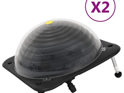 vidaXL basseini päikesetoitel küttekehad, 75x75x36 cm, HDPE alumiinium