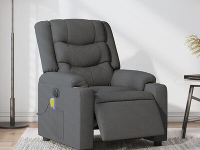 vidaXL elektriline massaažitool, tumehall, kangas